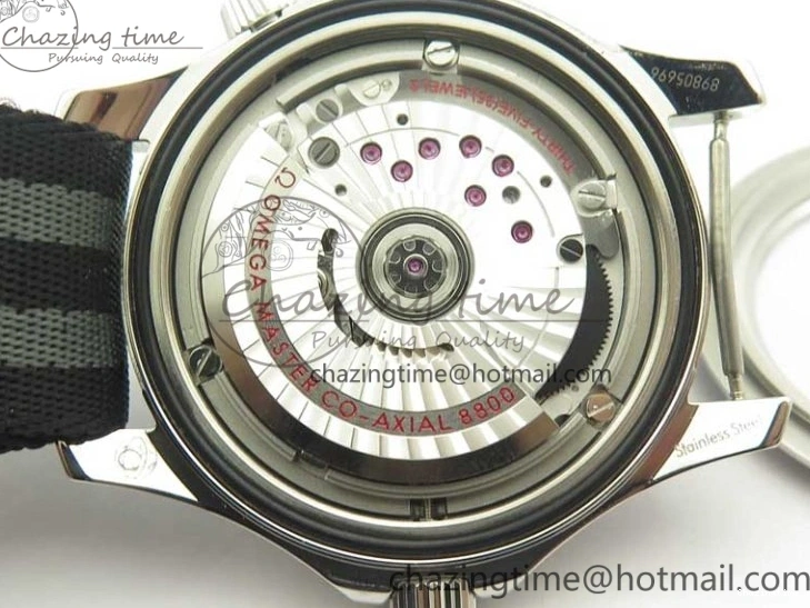 0324 2018 Seamaster Diver 300M VSF Best Edition Black Ceramic Dial on Black Gray Nato Strap A Unique 8057